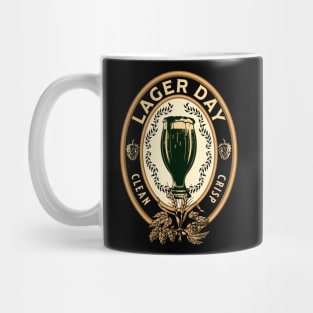 Lager Day beer logo Mug